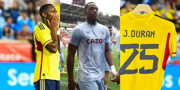 Jhon Jáder Durán la pasa mal en Aston Villa de Inglaterra.