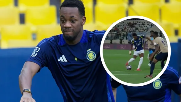 Jhon Jader Durán marcó con Al Nassr y respondió así a quienes lo criticaban. (VIDEO) Foto: Al Nassr y Captura de Win Sports