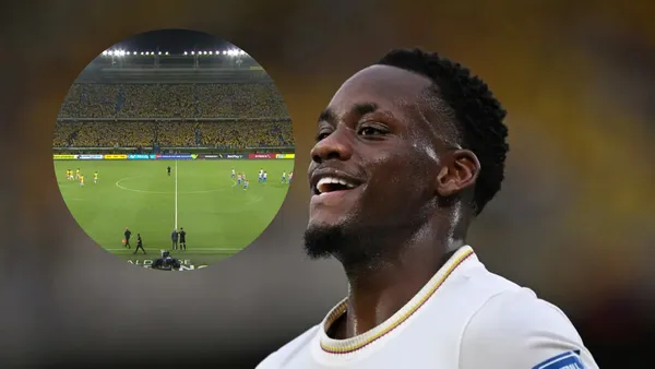 Jhon Jáder Durán y el gesto que da de que hablar en la Selección Colombia Foto: FCF y Gol Caracol