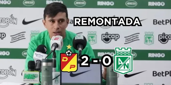 Jhon Jairo Bodmer confía en que Atlético Nacional remontará contra el Deportivo Pereira.