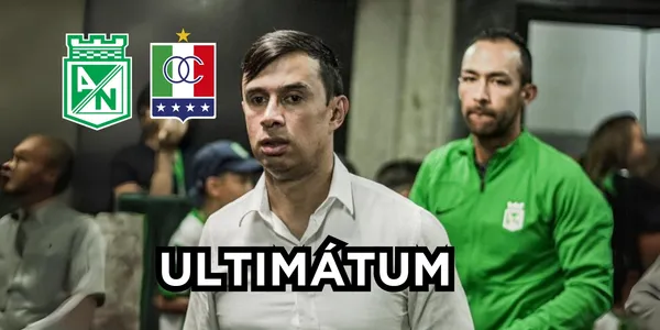 Jhon Jairo Bodmer contra las cuerdas en Atlético Nacional.