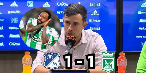 Jhon Jairo Bodmer habló del cambio repentino con Dorlan Pabón en El Campín.