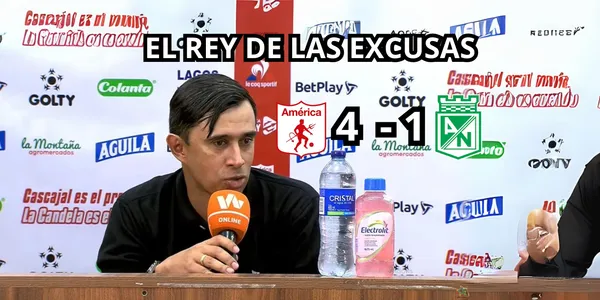 Jhon Jairo Bodmer presentó sus respectivas excusas tras la humillación que sufrió Atlético Nacional en Cali.
