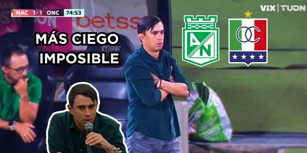 Jhon Jairo Bodmer una vez más es el rey de las excusas de Atlético Nacional.