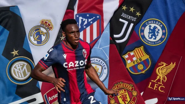 Jhon Lucumí de Bologna- Fotos: TyC Sports, AS