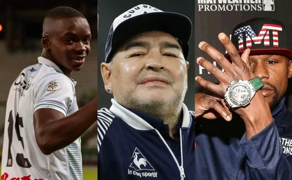 Johan Carbonero está dando que hablar en Argentina y de seguir así empezará a recibir regalos de lujo de Diego Maradona.