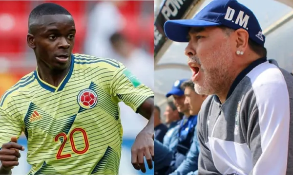 Johan Carbonero fue presentado en nuevo equipo donde solo tardó 58 segundos para ganarse a la hinchada del club que dirige Diego Armando Maradona.