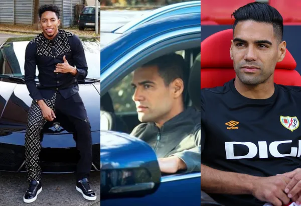 Johan Mojica presume vehículos de alta gama, pero Radamel Falcao en España le dio una lección de humildad a su paisano.