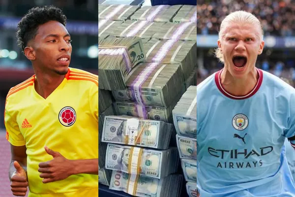 Johan Mojica se da un lujo al estilo de noruego Erling Haaland.