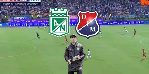 John Jairo Bodmer debutó como entrenador de Atlético Nacional en el Estadio Atanasio Girardot.