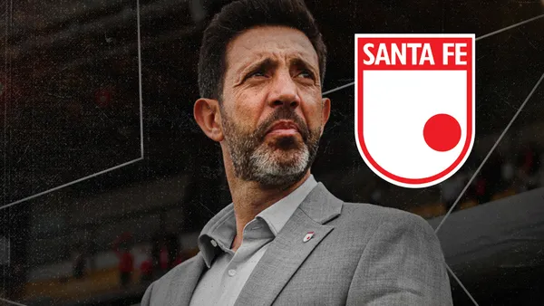 Jorge Bava y su continuidad dejan en vilo a todo Santa Fe Foto: Escudoteca e Independiente Santa Fe