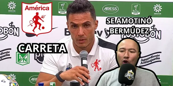 Jorge Bermúdez no tuvo pelos en la lengua y le cantó la tabla a Lucas González del América de Cali.