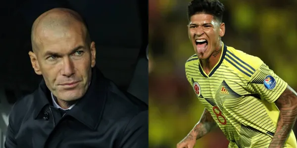 Jorge Carrascal brilla en River Plate y ahora el ídolo de Zinedine Zidane se rindió a sus pies.