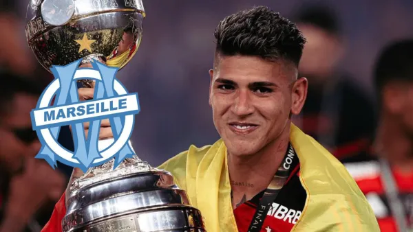 Jorge Carrascal, campeón de Libertores con Falmengo, con rumbo al Marsella