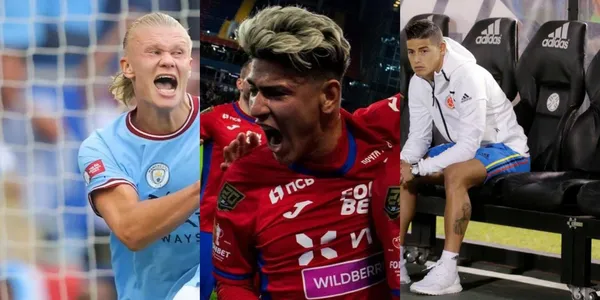 Jorge Carrascal con su club marcó un golazo a lo Erling Haaland, tiembla James Rodríguez dado que Carrascal puede borrarlo en la Selección Colombia.