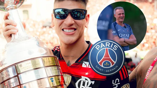 Jorge Carrascal y su pálpito de cara a la serie de la Copa Intercontinental vs. PSG Foto: PSG y Flamengo