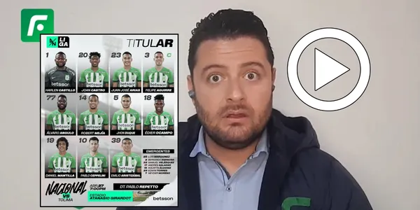 José Luis Alarcón habló de un jugador de Atlético Nacional