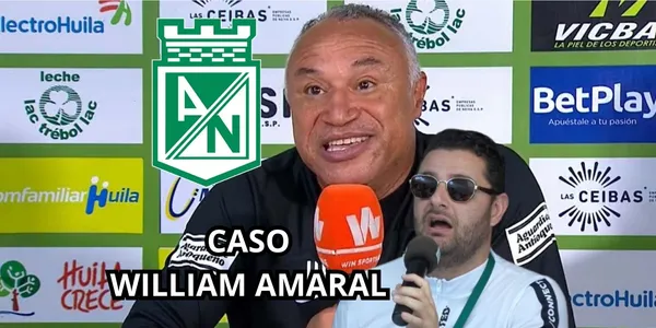 José Luis Alarcón habló sobre el caso de William Amaral en Atlético Nacional si no elimina a Águilas Doradas.