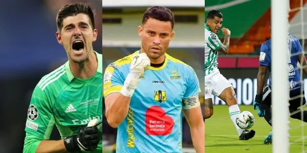 José Luis Chunga se convirtió en Thibaut Courtois tras una atajada que le hizo a Jefferson Duque de Atlético Nacional.