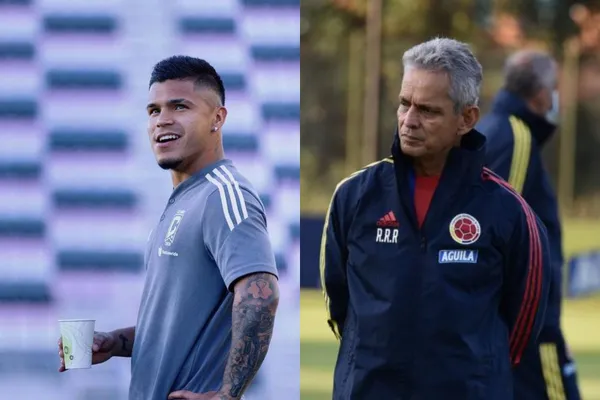 Juan Camilo Hernández está de visita en Colombia y tuvo un gesto de humildad con uno de los equipos de sus amores.