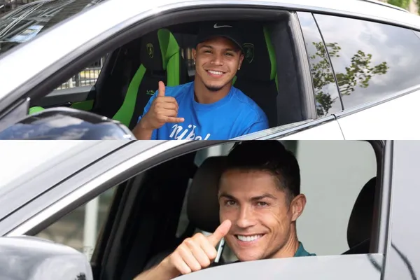 Juan Camilo Hernández se da un lujo automotor al propio estilo de Cristiano Ronaldo.