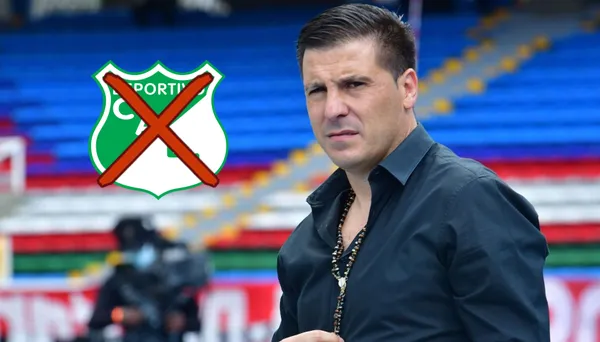 Juan Cruz Real dirigiendo en el fútbol profesional colombiano. FOTO: ESPN