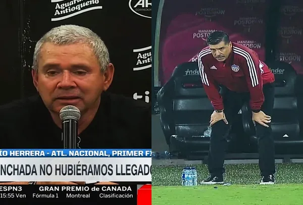 Juan Cruz Real quedó eliminado con el Junior FC y Hernán Darío Herrera le mandó un mensaje.