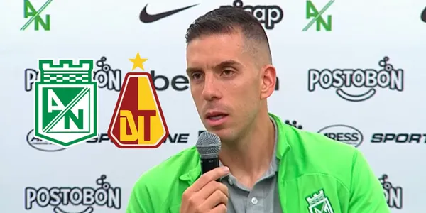 Juan Felipe Aguirre jugó en el partido de Atlético Nacional contra el Deportes Tolima