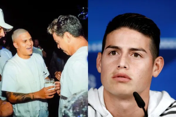 Juan Fernando Quintero agasajó a Marcelo Gallardo con una buena fiesta en Colombia, algo que no se ha visto con jugadores como James Rodríguez con sus entrenadores.