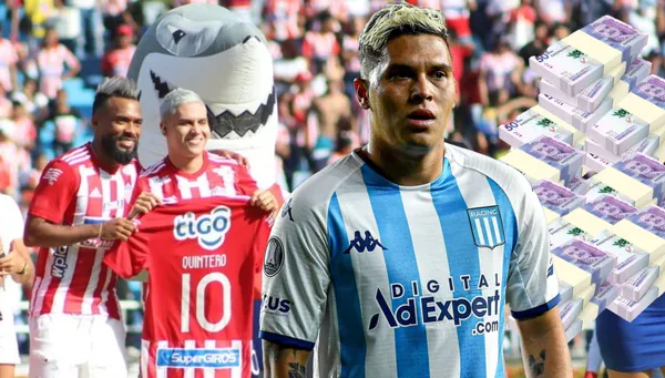 Juan Fernando Quintero cobró una tremenda cifra salarial en Junior (Fotos: AS, One Football)