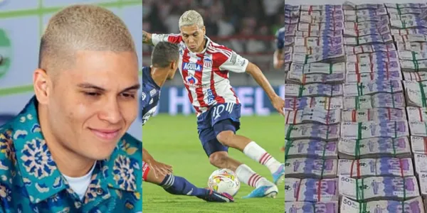Juan Fernando Quintero es uno de los jugadores mejor pagados en Colombia.