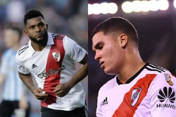 Juan Fernando Quintero está en duda en River Plate.