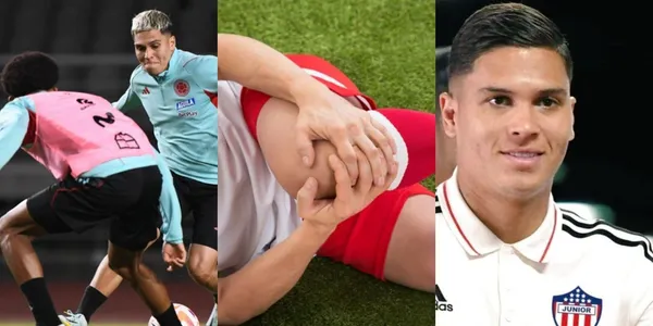Juan Fernando Quintero está lesionado en la Selección Colombia y hay varios apuntes en torno a los problemas físicos que tiene.