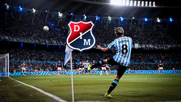 Juan Fernando Quintero Foto: Redes de Racing Club y Escudoteca