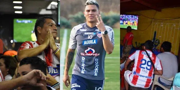 Juan Fernando Quintero no le da buenas noticias a los hinchas del Junior FC.