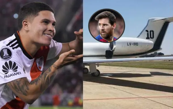 Juan Fernando Quintero le pidió el avión privado a Lionel Messi, el colombiano se va a este lugar y al parecer por este objetivo.