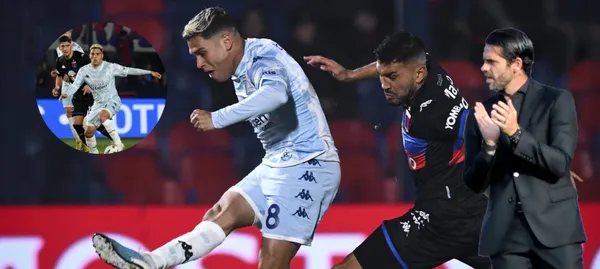 Juan Fernando Quintero puso a celebrar a Racing en Argentina