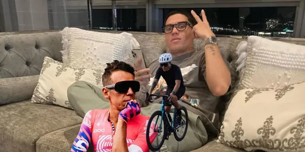 Juan Fernando Quintero sigue sin equipo y ahora es ciclista.