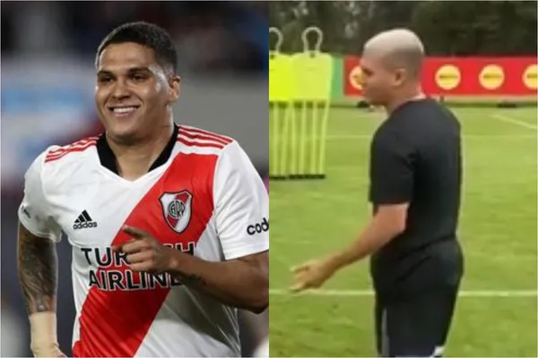 Juan Fernando Quintero terminó la temporada con River Plate y ahora está en Colombia