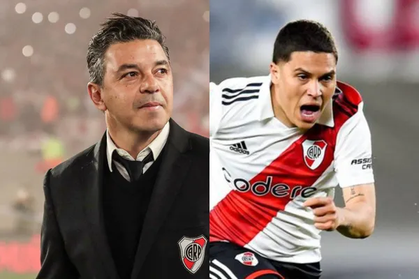 Juan Fernando Quintero tiene su continuidad en tela de juicio en River Plate.