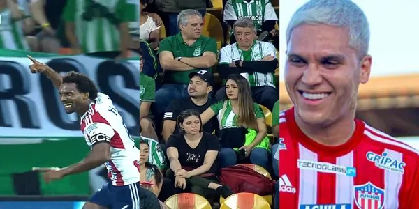 Juan Fernando Quintero tuvo una curiosa reacción tras la victoria de Junior contra Atlético Nacional.