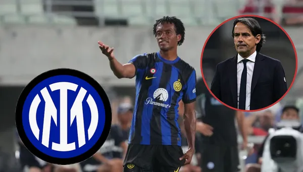 Juan Guillermo Cuadrado con la camiseta de Inter de Milán
