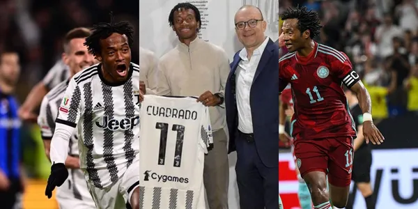 Juan Guillermo Cuadrado da las mejores noticias en la Juventus de Italia.