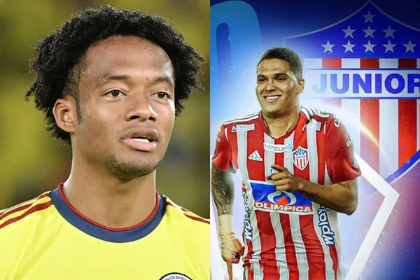 Juan Guillermo Cuadrado es recordado porque hace poco se quejó de jugar en Barranquilla y ahora lanzó un mensaje por la llegada de Juan Fernando Quintero al Junior FC.