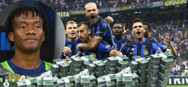 Juan Guillermo Cuadrado es suplente en el partido que juega Inter de Milán ante Benfica