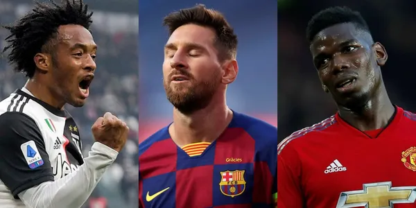 Juan Guillermo Cuadrado es titular indiscutible en Juventus y mira como supera a Lionel Messi y Paul Pogba.