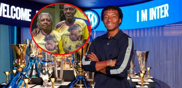 Juan Guillermo Cuadrado es un orgullo para sus abuelos en Colombia y el jugador siempre está pendiente de ellos.