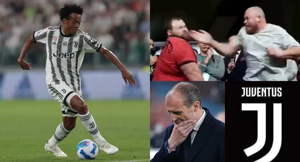 Juan Guillermo Cuadrado esta presente en el partido de Juventus ante Torino