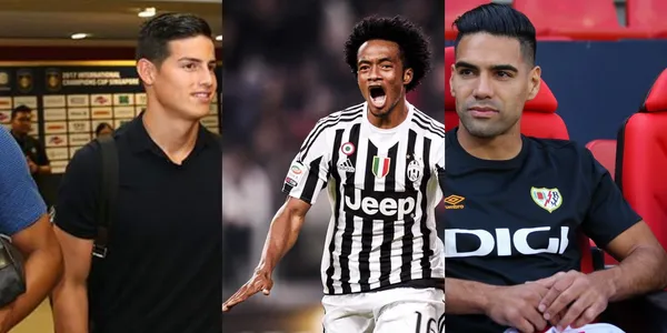 Juan Guillermo Cuadrado en este momento le da una lección a sus paisanos Radamel Falcao y James Rodríguez.