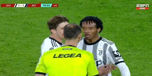 Juan Guillermo Cuadrado fue atacado de manera traicionera por dos jugadores del Inter de Milán